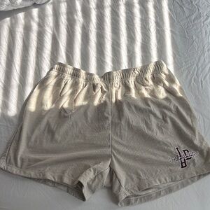 Alphalete Cream Athletic Shorts